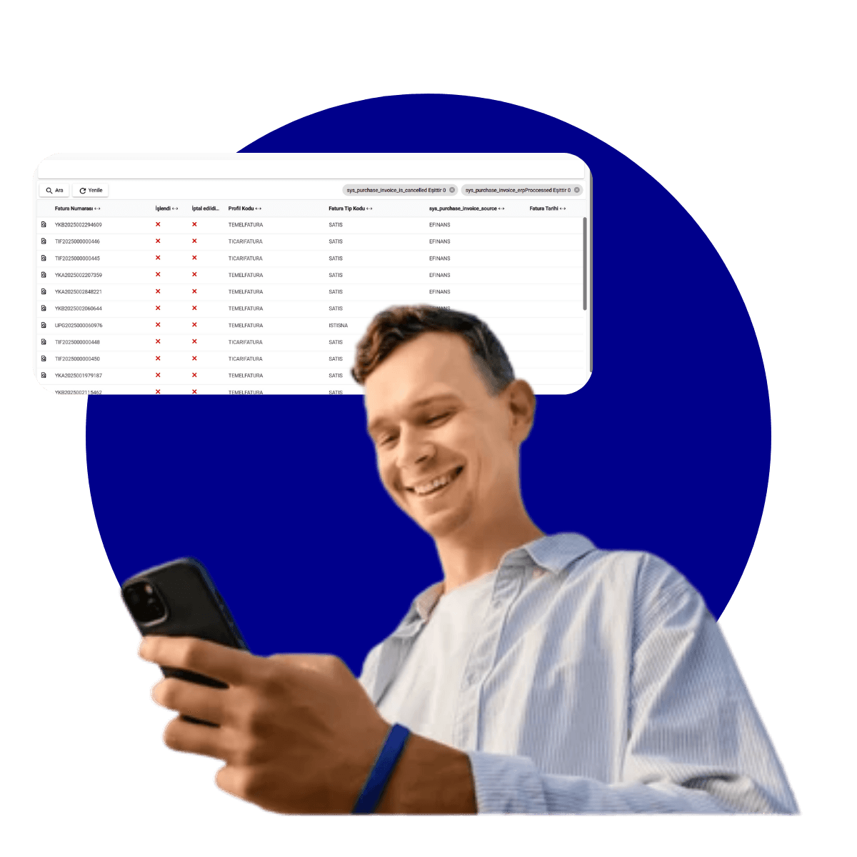 AP otomasyonu ekranı